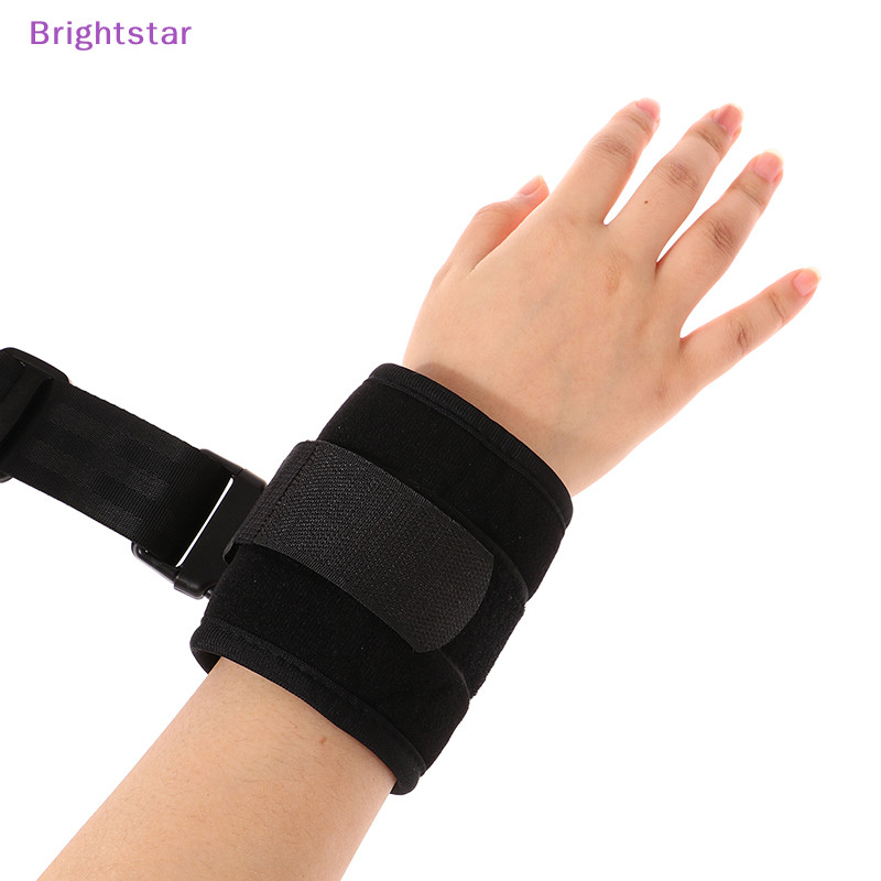 Brightstar สายรัดข้อมือ สีดํา ทนทาน สําหรับผู้ป่วยสูงอายุ
