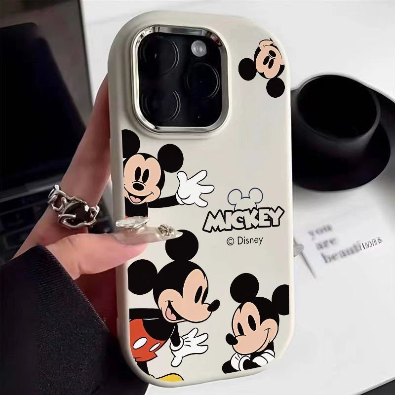 Mickey Mouse เคสโทรศัพท์ซิลิโคนอ่อนนุ่มสําหรับ Apple iPhone 15/16promax 14pro 13/12promax Xsmax 6/6plus