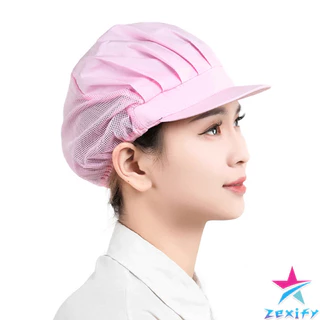 ZXF หมวกเชฟ ป้องกันฝุ่น หมวกผ้าผม สำหรับทำอาหาร งานโรงงาน Chef Cap