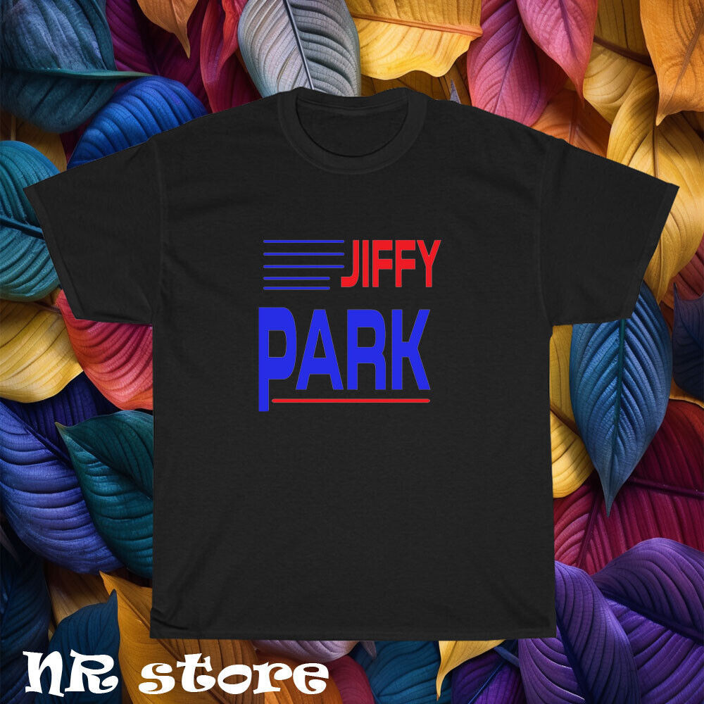 เสื้อยืด-logo-Seinfeld-Jiffy-Park สำหรับผู้ชาย