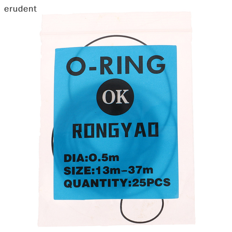 Erudent 1Pack 0.5/.6/0.7/0.9mm นาฬิกา O-Ring นาฬิกายางกันน ้ ําปะเก ็ น O แหวนซ ่ อมช ่ างซ ่ อมนาฬิกาเครื ่ องมืออุปกรณ ์ เสริมใหม ่