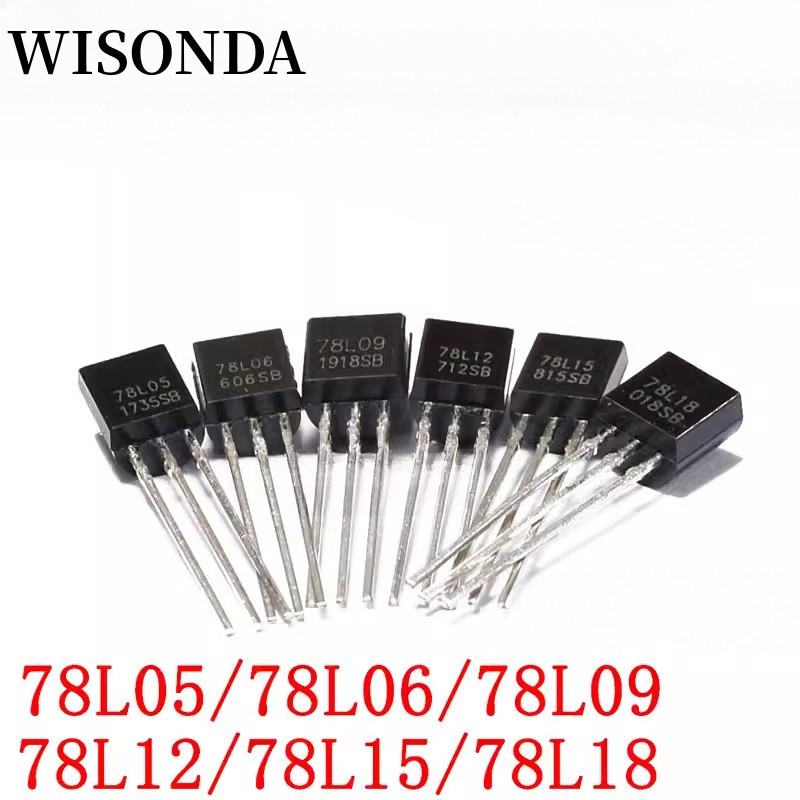 50 ชิ ้ น 78L05 TO92 TO92 L78L05 78L06 78L08 78L09 78L12 78L15 79L05 79L12 79L15 LM317LZ LM317