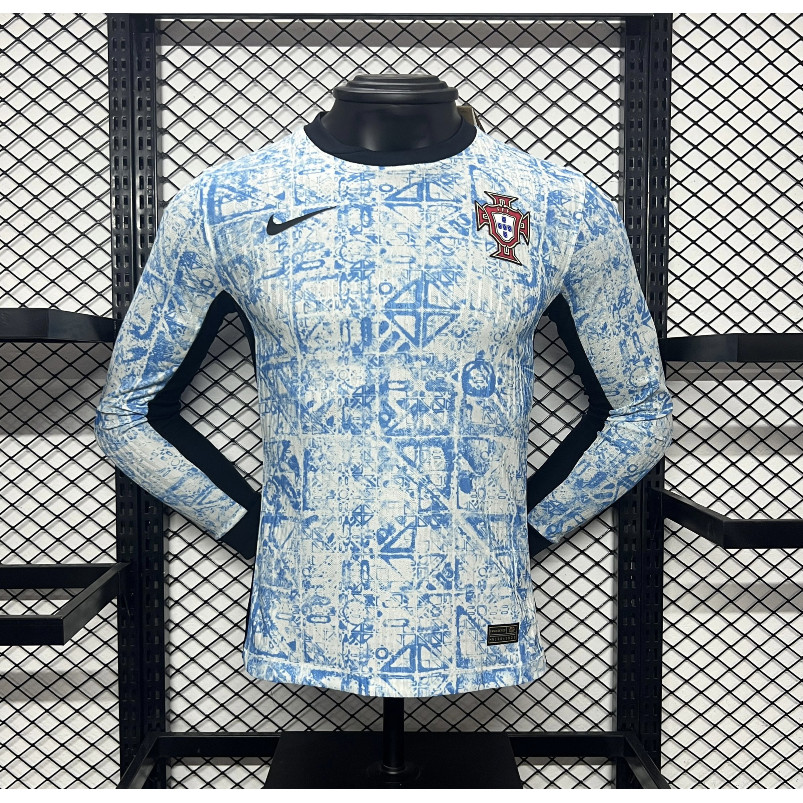 Player Edition 2425 ใหม ่ โปรตุเกสเยือนเสื ้ อฟุตบอลคุณภาพสูงเสื ้ อฟุตบอลแขนยาว Top AAA +7 Ronaldo