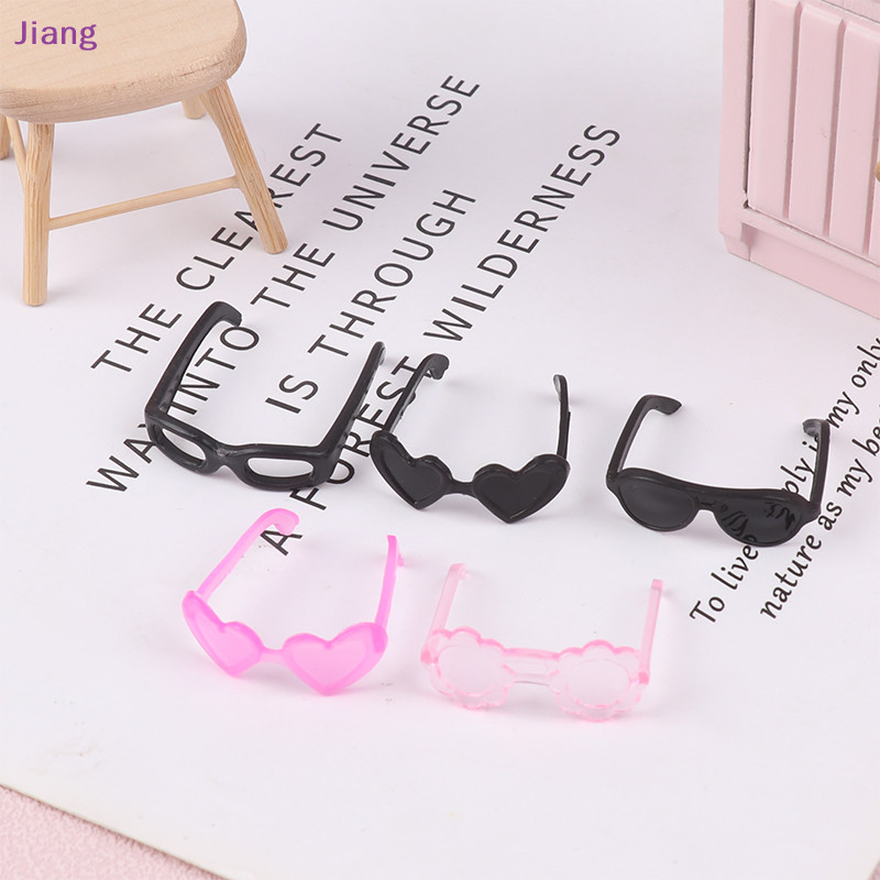 Jiang 20PCS มินิพลาสติกแว ่ นตารอบกรอบแว ่ นตาแว ่ นตาสําหรับตุ ๊ กตาสูงของเล ่ นเด ็ กมินิแว ่ นตาสุ ่ มตุ ๊ กตาอุปกรณ ์ เสริม TH