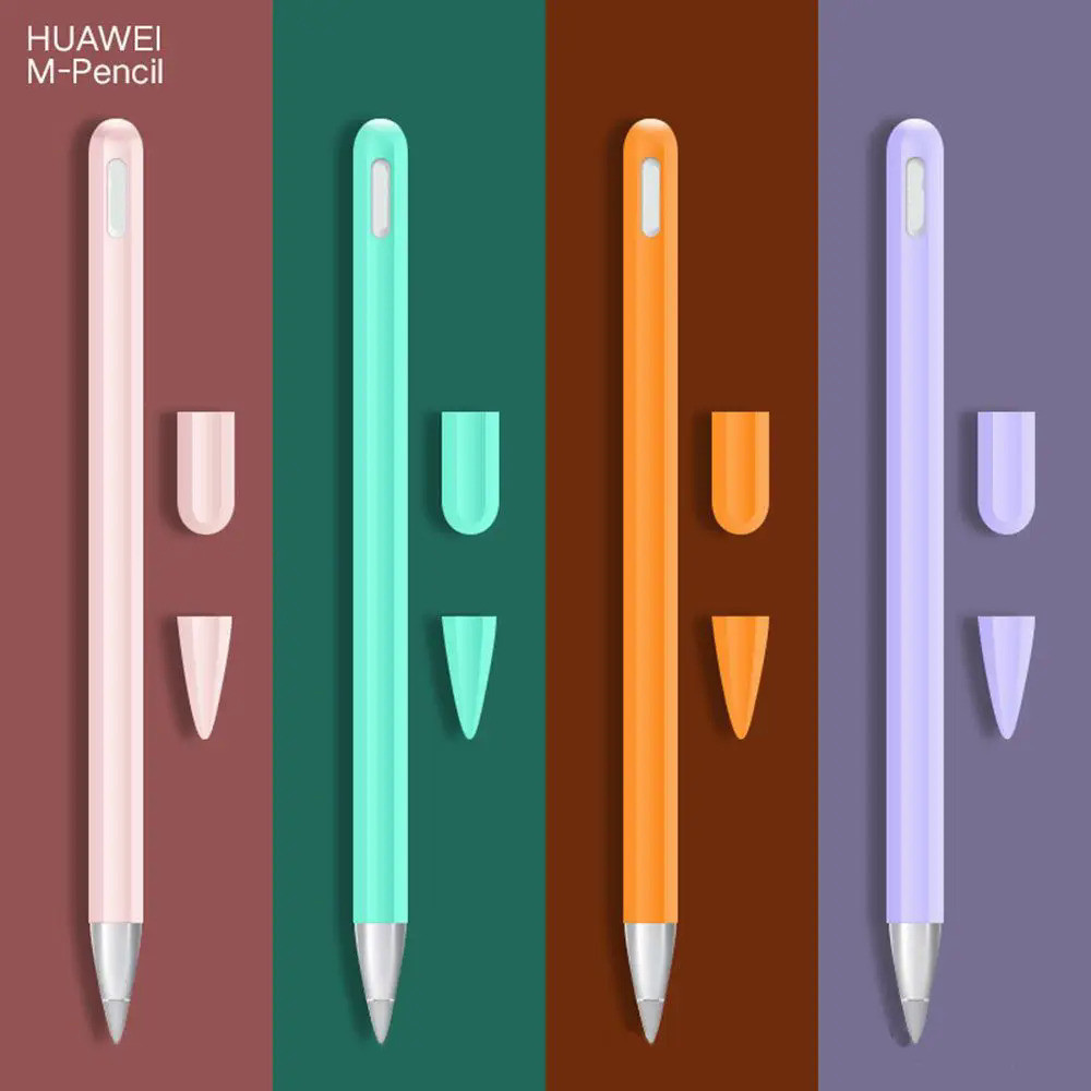 สําหรับ Huawei M-Pencil 1 2 Caneta Stylus ปากกา Anti-scratch ซิลิโคนป ้ องกันสําหรับ Huawei Mate Pad อุปกรณ ์ เสริมปากกาดินสอ