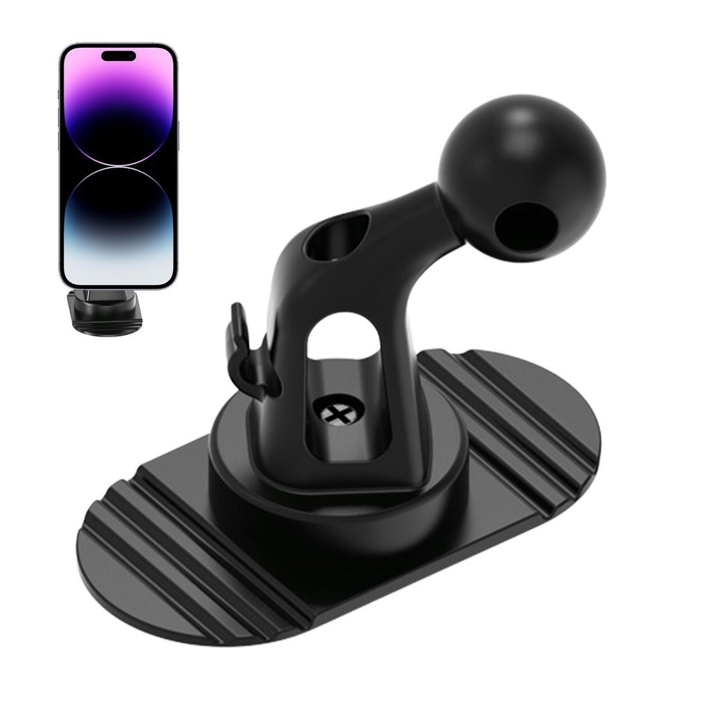 ที่วางโทรศัพท์ในรถยนต์ Mount Ball Head Dash ที่วางโทรศัพท์ขาตั้งโทรศัพท์ในรถยนต์คลิปผู้ถือ Mount Dash ฐานดูดซับแรงกระแทก saercbth saercbth