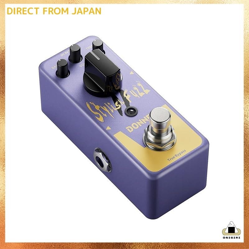 Donner Fuzz Effects Pedal Mini Fuzz Pedal True Bypass Stylish Fuzz II