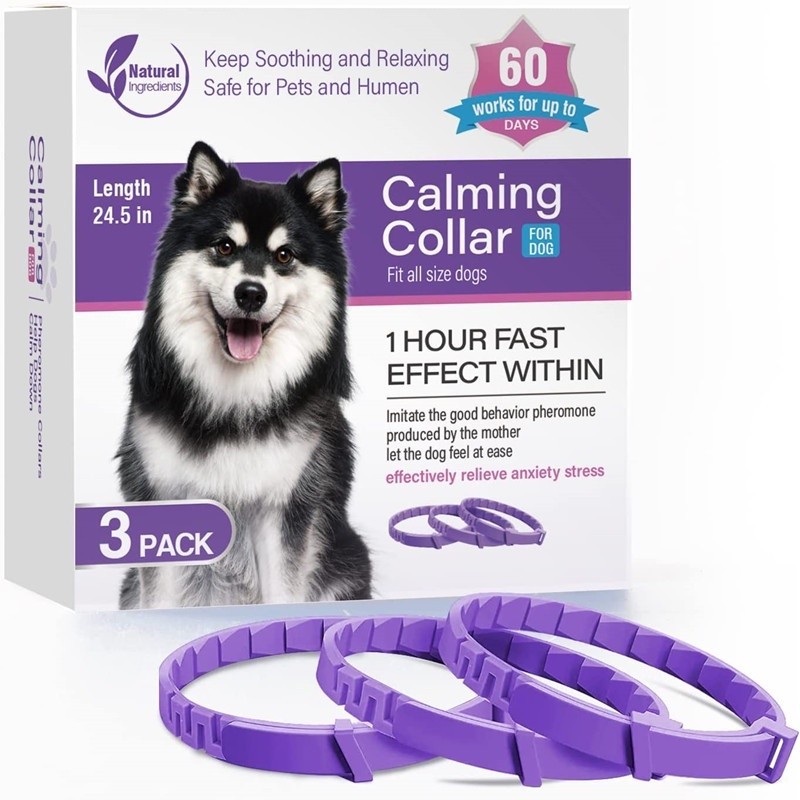 Pet Deworming Flea Collar Retractable Necklace Calming Anxiety Relief Collar Anti Flea and Tick Big Dog Puppy Cat Preven