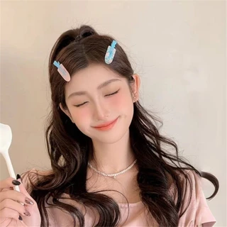 กิ ๊ บติดผมรูปหัวใจไร ้ รอยต ่ อ HELLO GIRL แฟชั ่ นสําหรับผู ้ หญิง