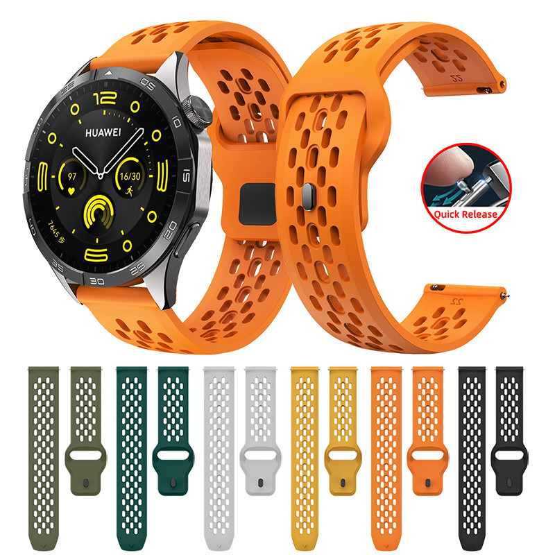 18 มม.20 มม.22 มม.สายนาฬิกาซิลิโคนกีฬาสําหรับ Garmin Forerunner 265 265S 255 255S 745 645 245 165 15