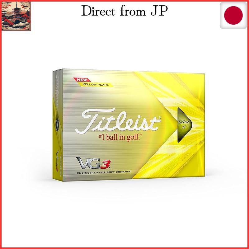 TITLEIST 22VG3 Golf Ball Unisex T3127S Yellow Pearl
