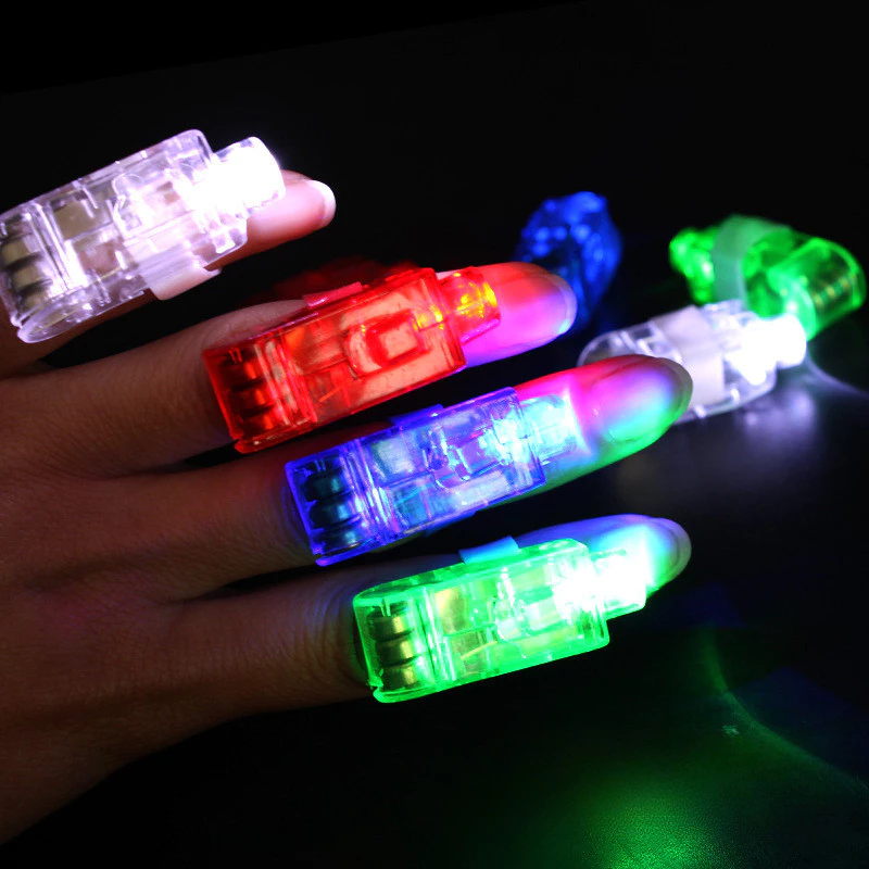 ของเล่นส่องสว่าง LED แหวนไฟ ไฟนิ้วหลากสี นิ้วไฟ Colorful finger l thumbnail 8