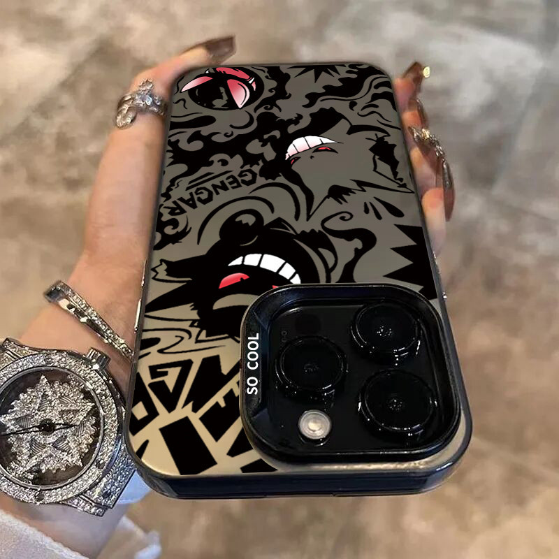 สําหรับRedmi 14C 15C 13 13C 12 4G Redmiหมายเหตุ14 13 11 12 Pro Plus 5G 10 Pro 12S Poco C65 M6 ProหรูหราสีสันเงินIMDเคสโทรศัพท์การ์ตูนGraffitiตลกGengar Hard Cover - รูปที่ 7