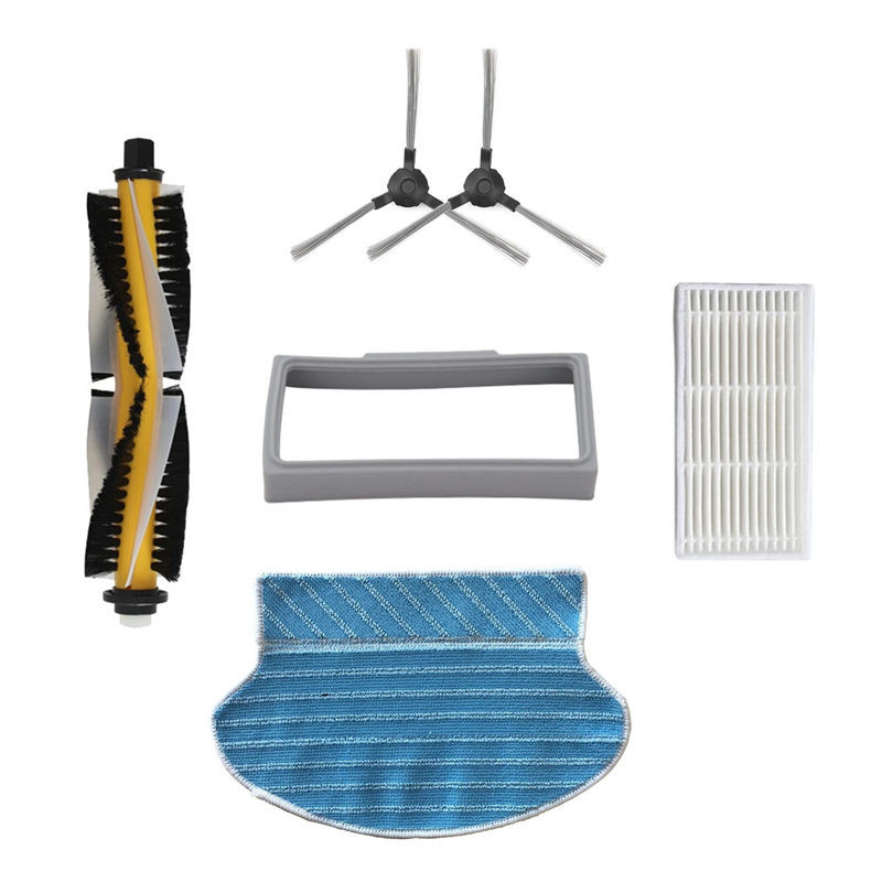 แปรงหลักแปรงด้านข้าง Hepa Filter Mop ผ้าสําหรับ AutoBot Mega Hybrid Robot เครื่องดูดฝุ่นอุปกรณ์เสริม