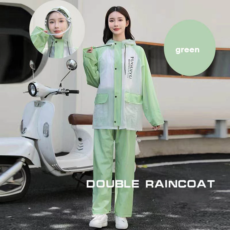 Meng NI ชุดเสื้อกันฝนกางเกงกันฝน thumbnail 6