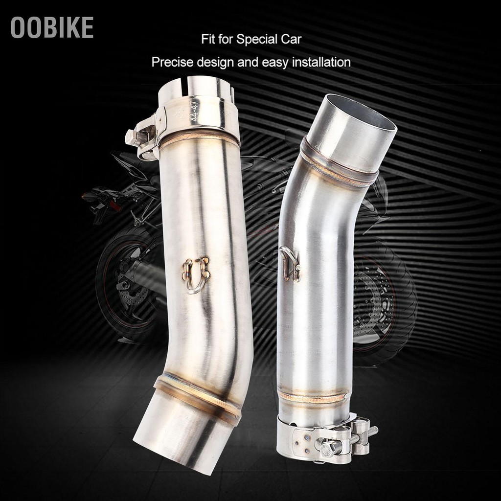 OObike การปรับเปลี่ยนรถจักรยานยนต์ท่อไอเสีย Vent Middle Link Pipe สำหรับ CB400