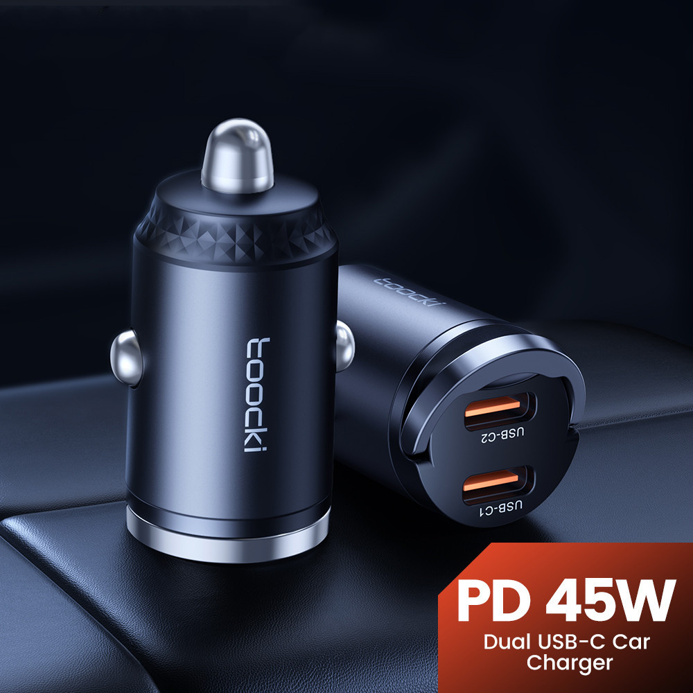 45w Car Charger Fast Charging PPS 33W PD Fast Type C Car Phone Charger สําหรับโทรศัพท ์ มือถือ
