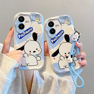 เคส VIVO Y22 Y22S โทรศัพท์น่ารักป้องกันกรณี + สร้อยข้อมือน่า…