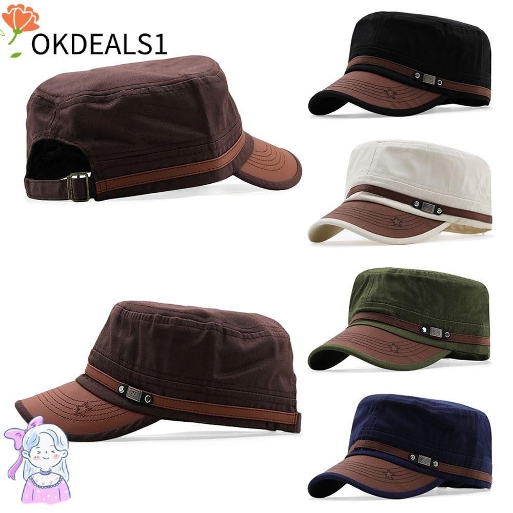 Dealshop หมวกทหาร ลําลอง ปรับได้ ระบายอากาศ หมวกคาเด็ต