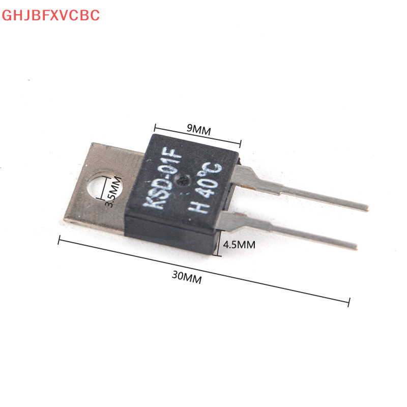 Zhechuiaaa.th 20-80℃ NC ปกติปิดปกติเปิด Thermal Temperature neck Sensor Thermostat KSD-01F JUC-31F ส
