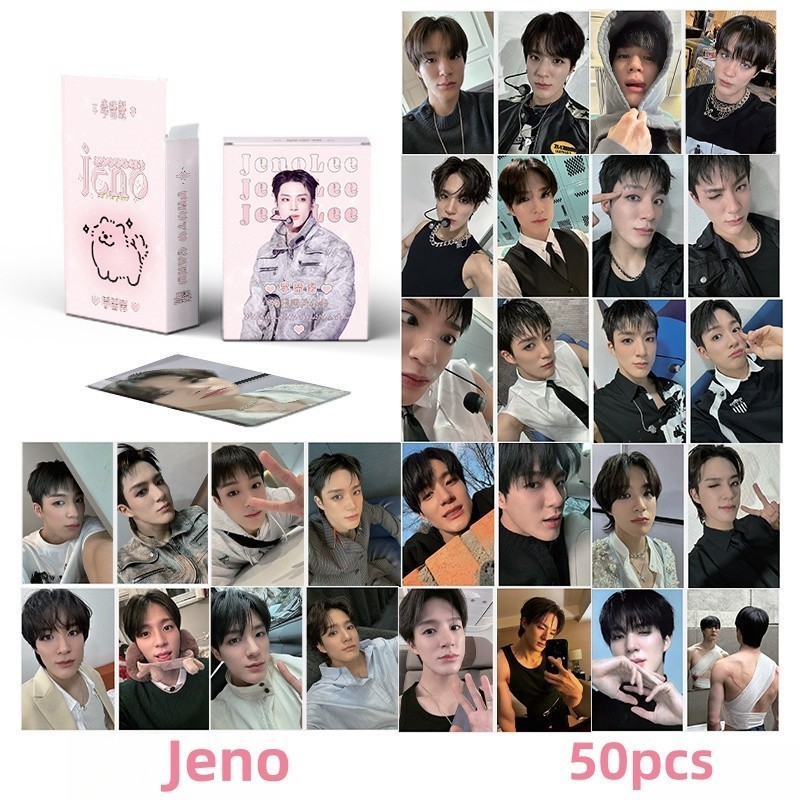 50-119pcs NCT 127 DREAM Laser Hologram Lomo Cards Jeno HAECHAN DongHyuck CHENLE WINWIN Taeyong DoJaeJung JISUNG RENJUN JAEMIN SOLO Holographic Photocards