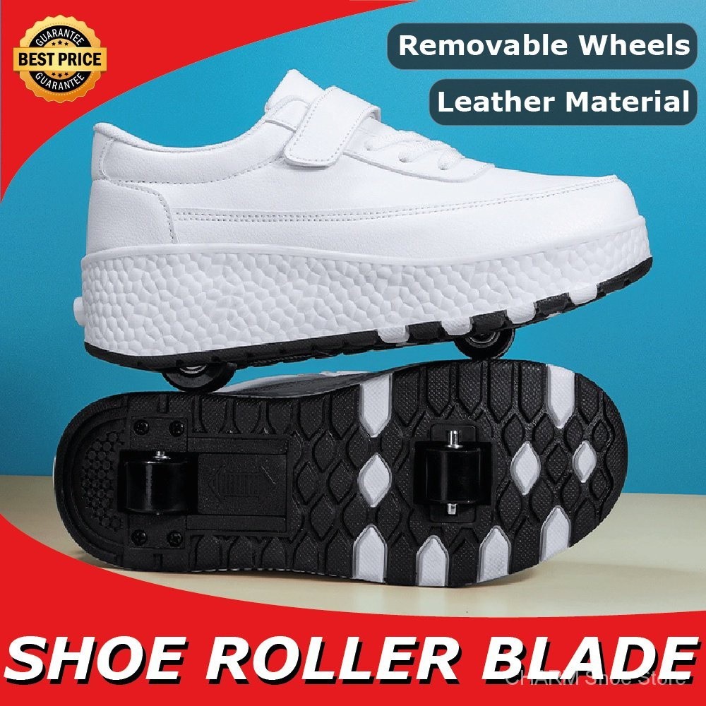 【 100% high quality】cheap roller shoes shoes Ada wheel kick roller skates shoes cheap boy wheel shoe