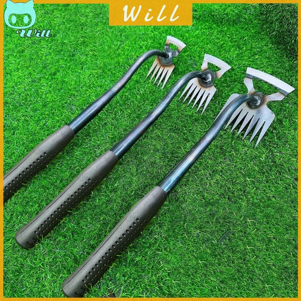 2 In 1 Hand Weed Remover Ergonomic Handle Manual หลวมดิน Weeder Garden Shovel