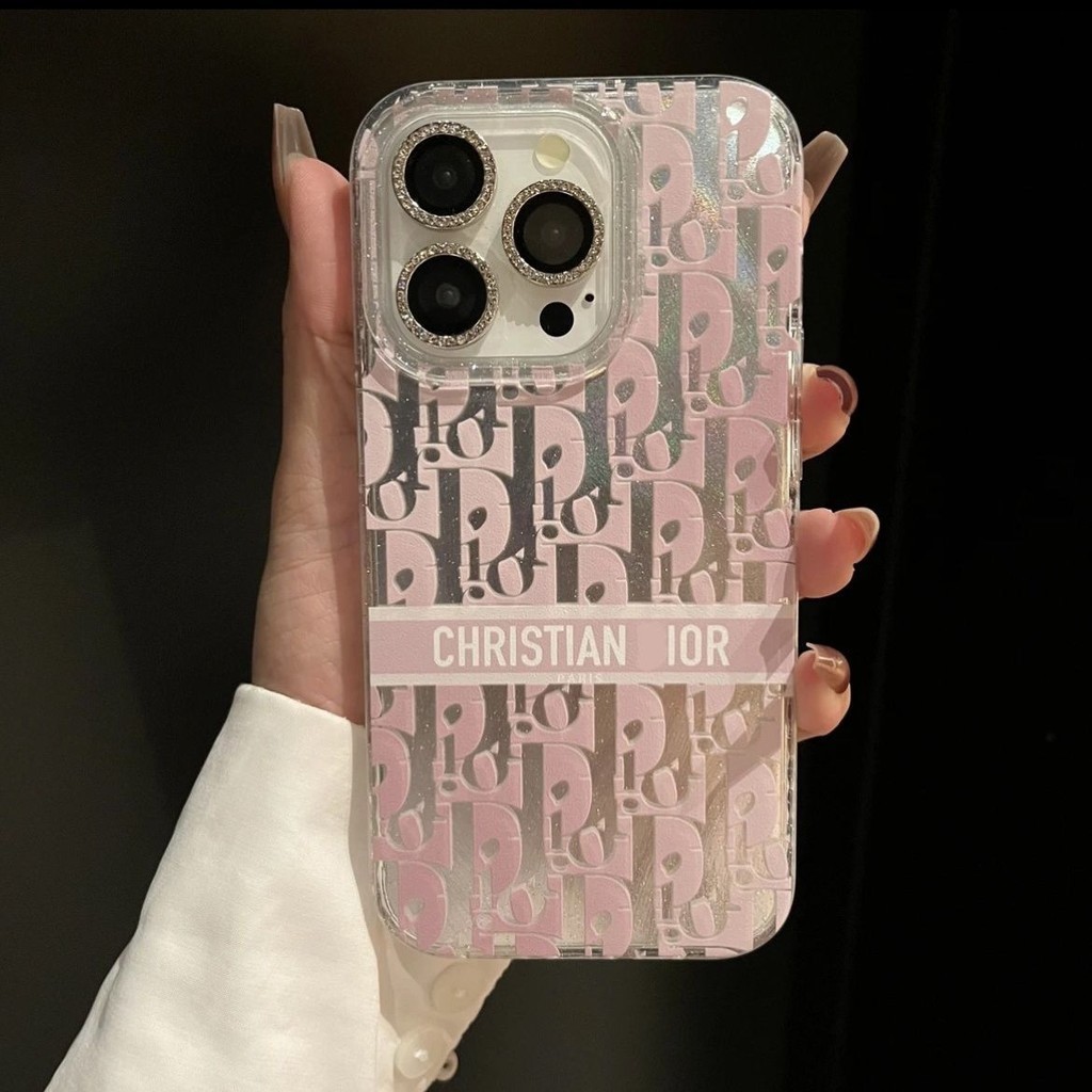 เคสไอโฟน 16/15/14/13/12/11 Pro max Luxury Brand เส้นด้ายขนนก กันกระแทก Compatible Case iPhone 11,12,13,14,15,16,11PM,12PM,13PM,14PM,15PM,16PM