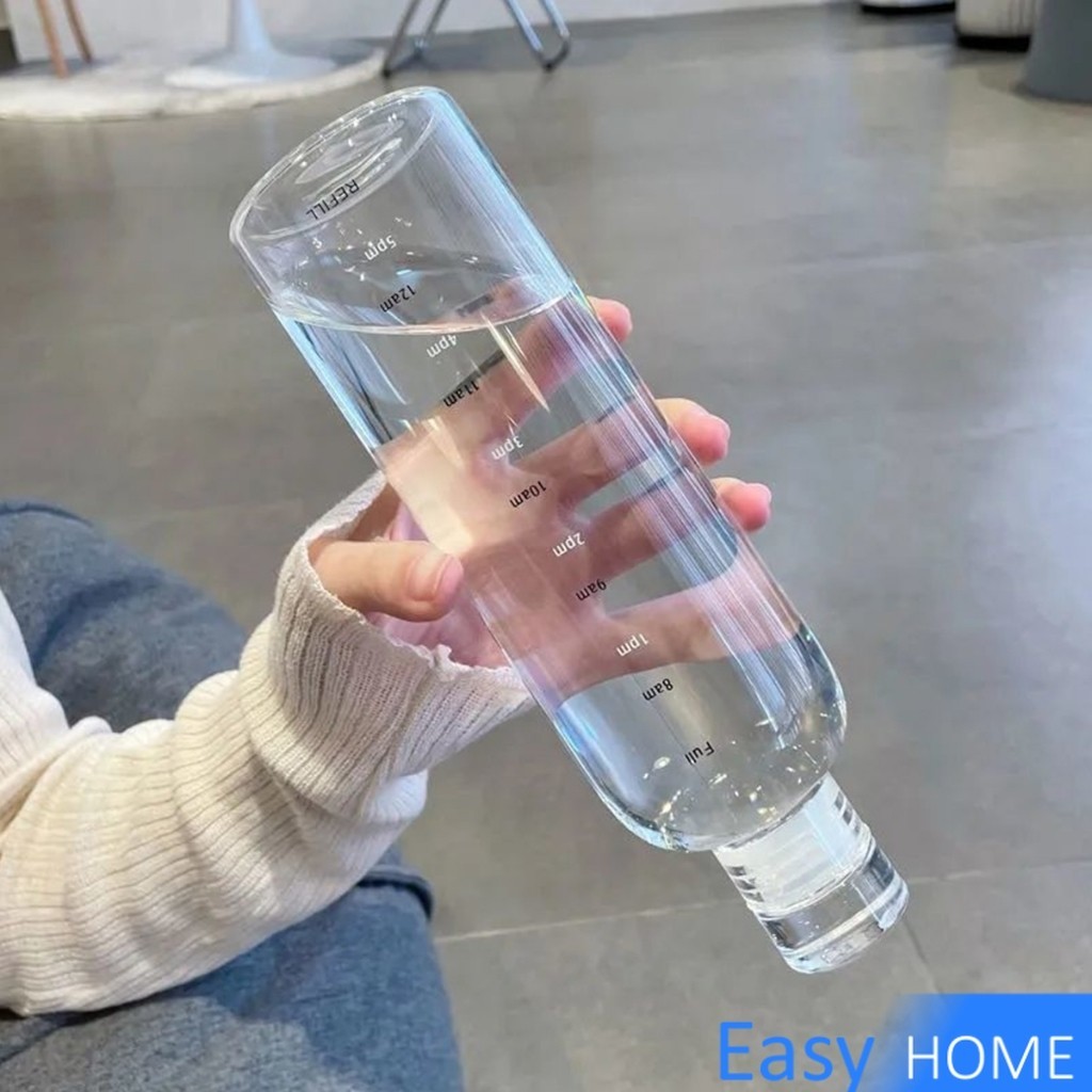 Easy 500ml ขวดน้ำ กระบอกน้ำพลาสติกคุณภาพสูง แบบพกพา สําหรับนักเรียน Plastic cup - รูปที่ 4
