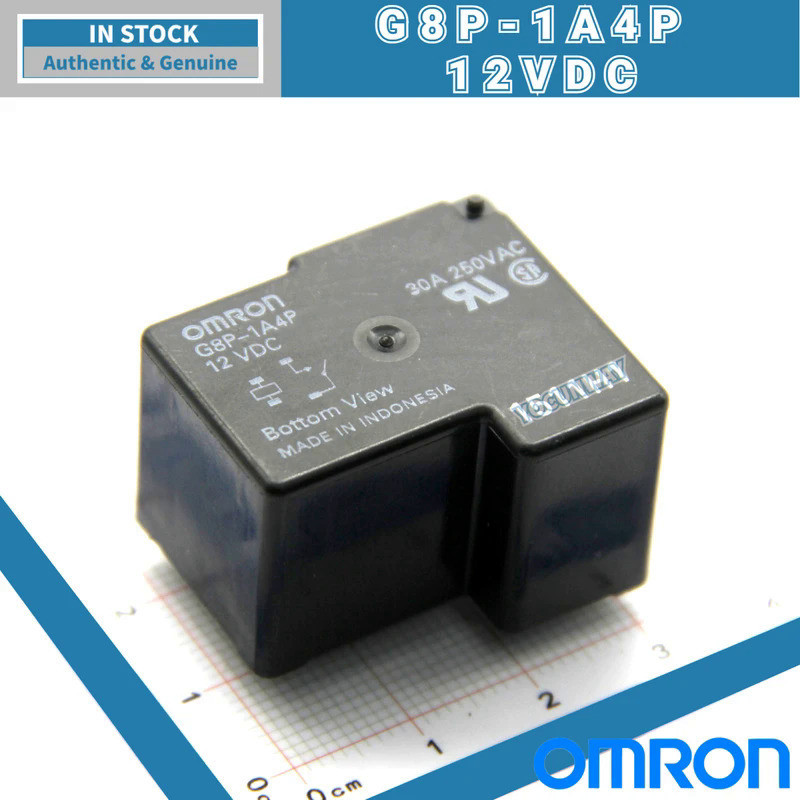 ใหม ่ แท ้ OMRON PCB Power Relay G8P-1A4P-12VDC 24VDC DC12V DC24V 30A 4pin