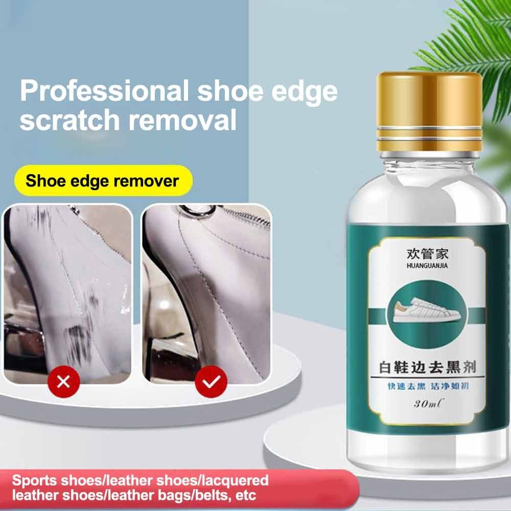 30ML White Shoes Cleaner Sports Edge Decontamination Cleaner Patent Leather Bright Scrape Black Scratches Black Repair
