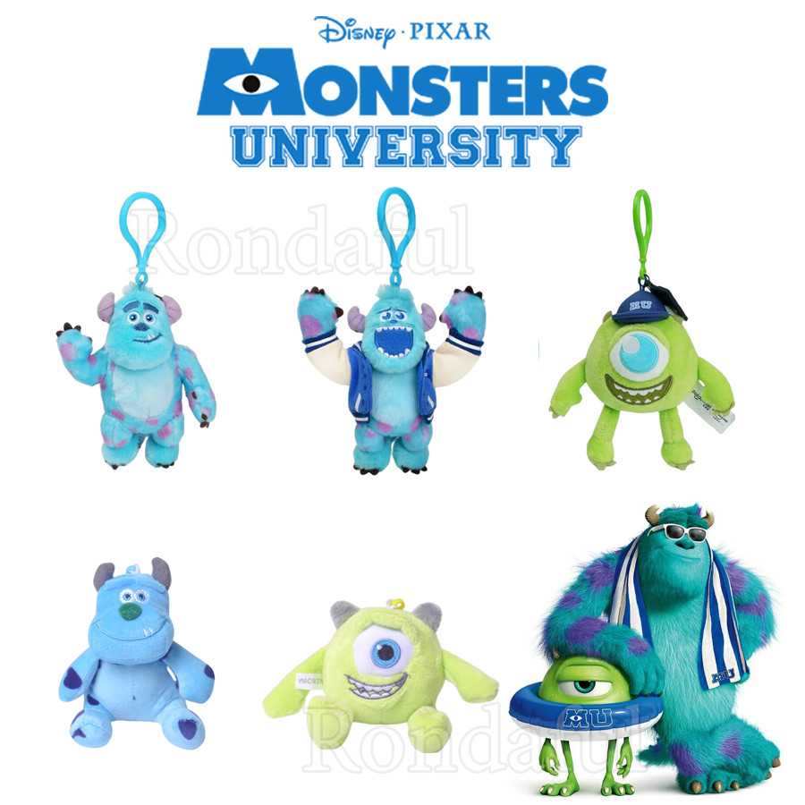 Monsters University พวงกุญแจตุ ๊ กตาตัวละครดิสนีย ์ Sullivan Mike Wazowski จี ้ สําหรับเด ็ กของขวัญ mueadegth