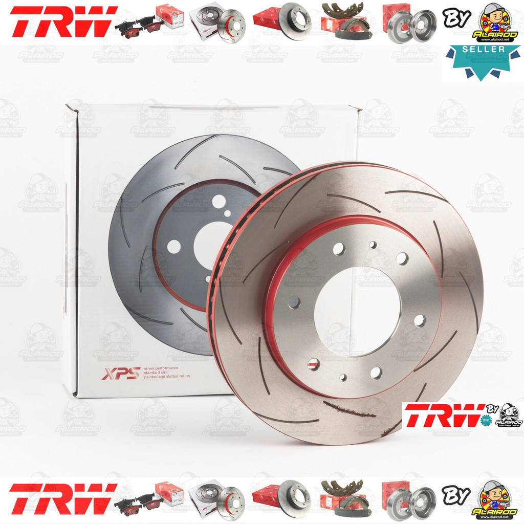 TRW เทคโนโลยีจากสนามแข่ง  XPS จานดิสเบรคหน้า จานเบรคหน้า 1 คู่ / 2 ใบ Mitsubishi Pajero Sport  ปี 20