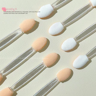 RENBG 20 ชิ้น Dual Sided อายแชโดว์ฟองน้ํา Applicators ทิ้ง Horaphic Chrome กระจกเล็บแปรงเล็บเครื่องมือ TH