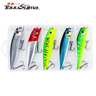 5pcs ลอย Popper Snakehead Casting Lure ชุดประดิษฐ ์ Hard เหย…