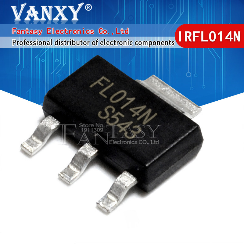 10pcs IRFL014N SOT-223 FL014N SOT223 IRFL014NTRPBF SOT IRFL014 IRFL024 IRFL024Z IRFL4105 IRFL4310 IRFL4315 อิเล็กทรอนิกส์ vanxy