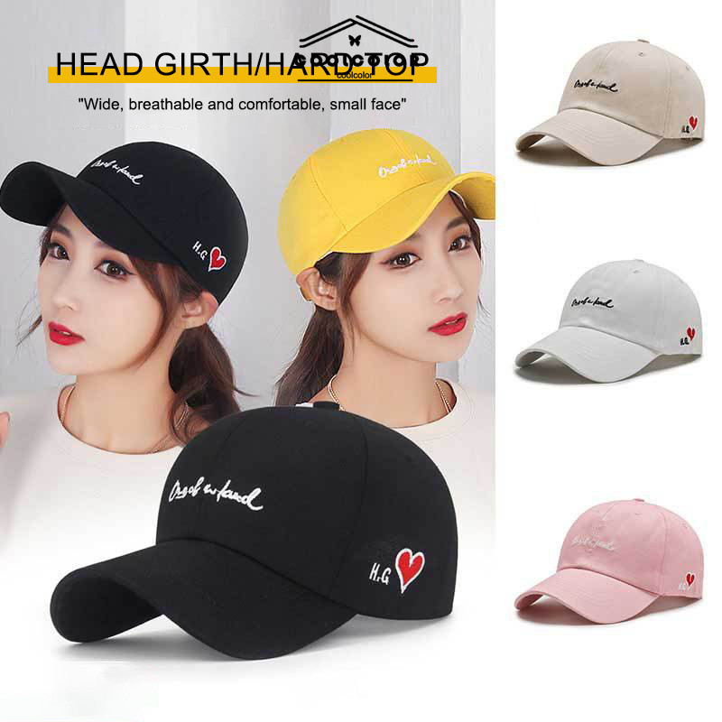 ในไทย หมวกแก๊ปเบสบอล ปัก The Most /R ตัวอักษรสามารถปรับได้หมวกสีดำ/สีขาวคลาสสิคกันแดดสําหรับผู้หญิงแฟชั่น