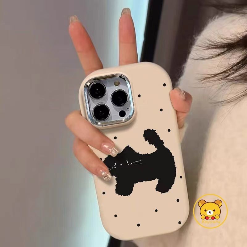 SAMSUNG Insสไตล์fuzzyแมวสําหรับsamsung Galaxy A05 A05S A15 A25 A24 A54 A53 S23 Plus S23 Ultra S23 FE