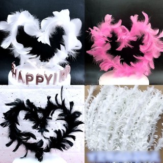 ปลั๊กอินตกแต่งเค้กขนนก เครื่องประดับปีกหงส์