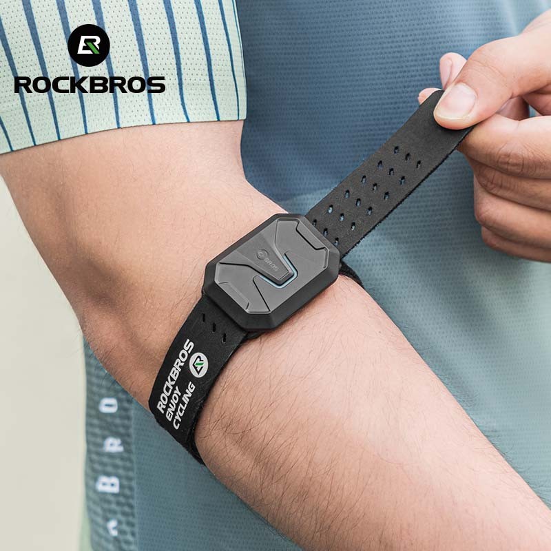Rockbros วิ่งขี่จักรยานแขน Heart Rate เข็มขัด Dual Mode IPX67 กีฬา Chest Rate Monitor สุขภาพ ANT + บลูทูธ Strava Magenet ชาร์จสมาร์ทอายุการใช้งานแบตเตอรี่ยาวนานเข็มขัดอัตราหน้าอก