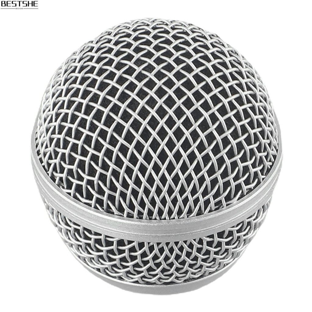 {bestshe}Enhance Your Mic's Performance with a Steel Replacement Mesh Head For Shure Beta