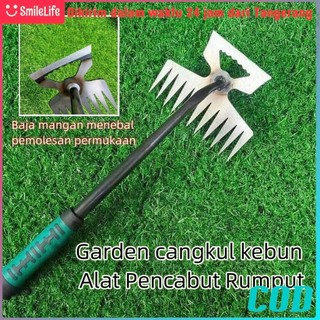 Alat Pencabut Mencabut Rumput Liar Di Halaman Rumah 5/6/8/11 Gigi Untuk Keperluan Taman/ Penyiangan Alat Multiguna