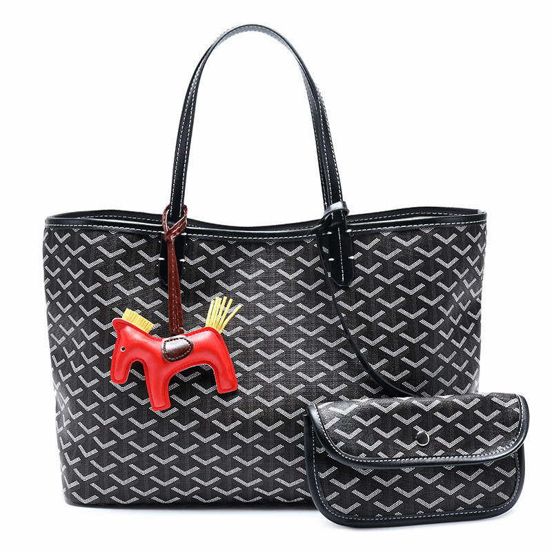 2024 สไตล์ใหม่เกาหลีสุนัขฟันกระเป๋าหญิงกระเป๋าขนาดใหญ่ความจุ Tote Bag One-Shoulder Dumpling Bag ขนาดใหญ่กระเป๋าช้อปปิ้งแบบพกพาเด็ก-แม่กระเป๋า,แฟชั่น Commuter Must-Have 5