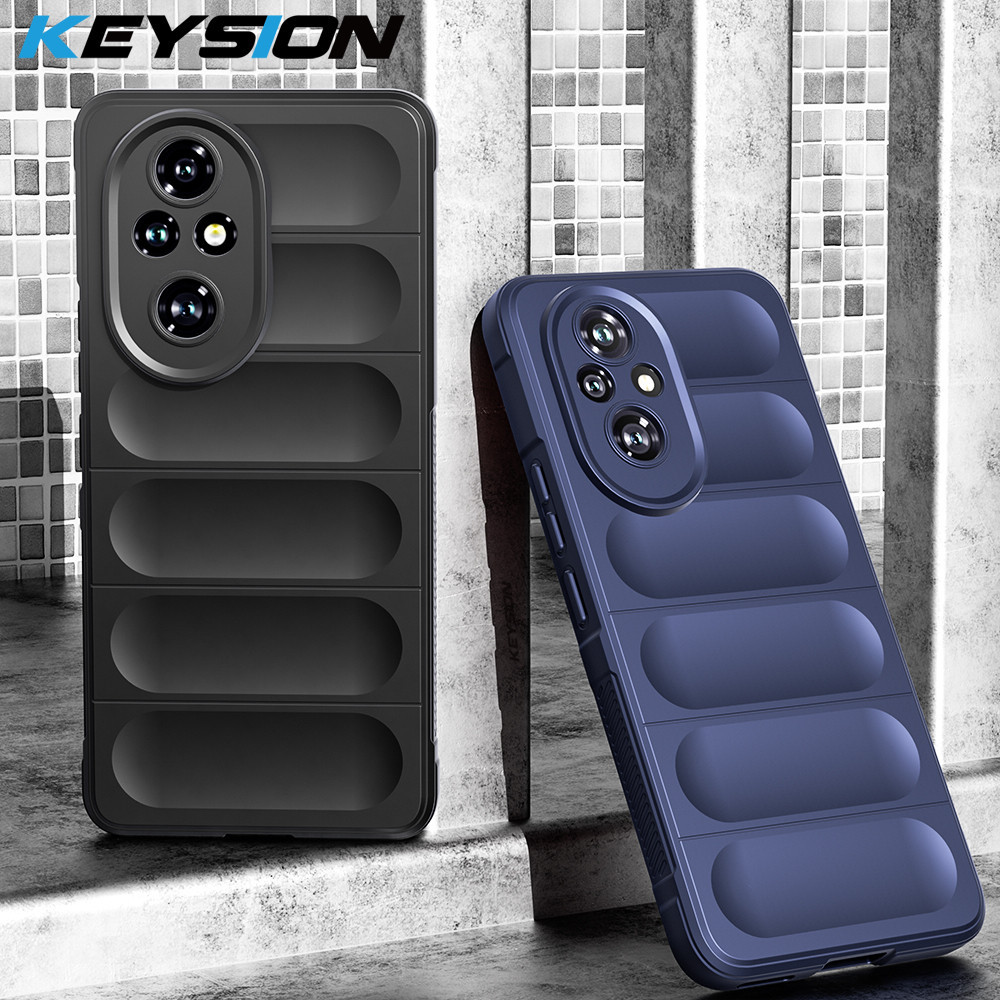 Keysion เคสกันกระแทกสําหรับHONOR 200 Pro 5G Anti-skid Matte Soft ซิลิโคนโทรศัพท ์ ด ้ านหลังสําหรับ Huawei Honor 200 5G 200 Pro