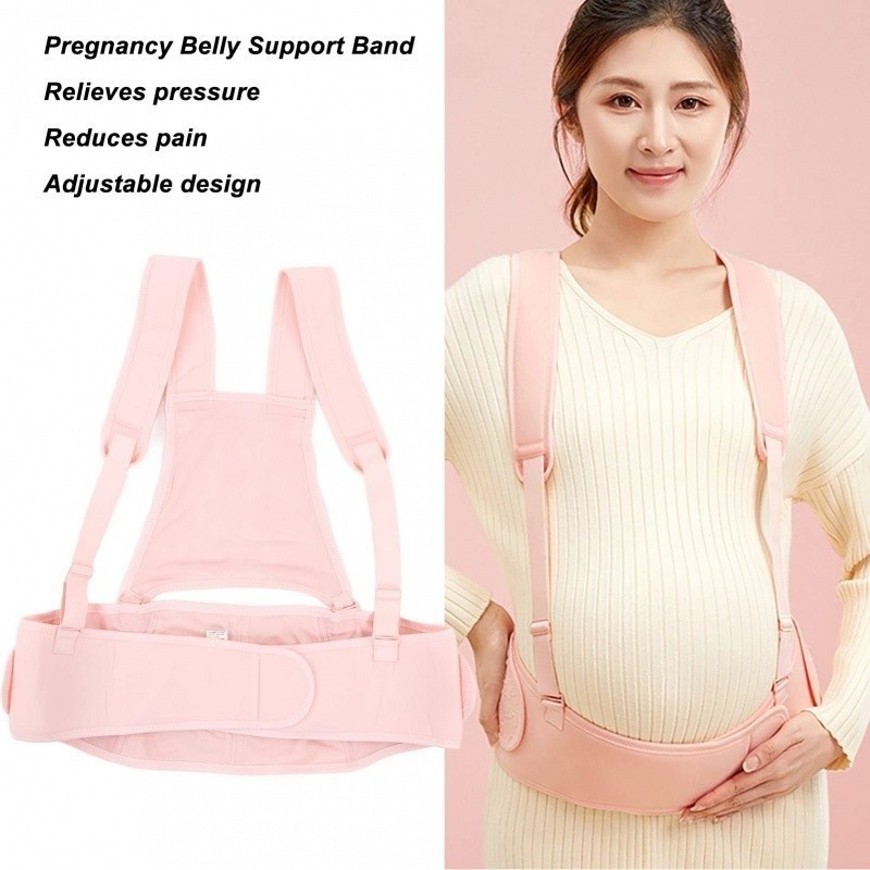 เข็มขัดท้องของสตรีมีครรภ์ที่ใช้พิเศษสําหรับช่วงกลางถึงปลายหญิงตั้งครรภ์สวมบางฤดูร้อนดึงเข็มขัดหน้าท้อง
