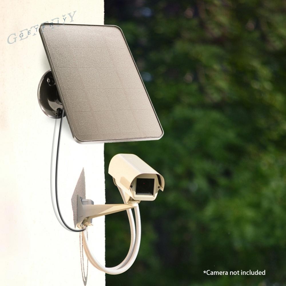 10w 5V Solar Panel Charger Type-C DC5521 Monocrystalline สําหรับไฟ Courtyard - [Getfriy.th ]