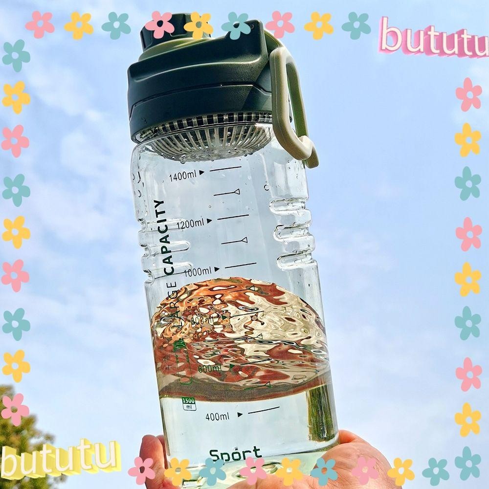 Buutu 1500ml ขวดน ้ ํา Scale เหยือกน ้ ํารั ่ วความจุสูง