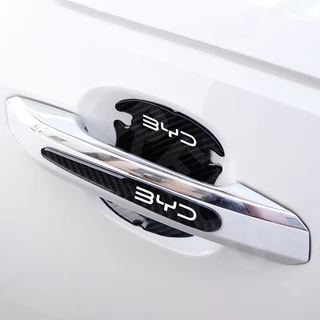 4/8 ชิ้น BYD โปร่งใส ติดมือจับประตูรถยนต์ สติกเกอร์ป้องกันชามประตู ป้องกันรอย กเกอร์ตกแต่งรถยนต์ for BYD Atto 3 Yuan plus Song Plus Dolphin Mini Seal U Han EV