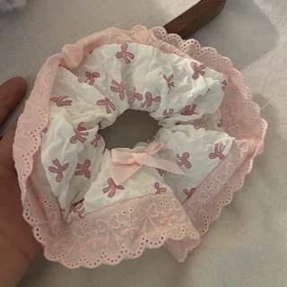 High-End Sense Scrunchy Hair Tie หญิงลูกไม้ Trim Hair Tie