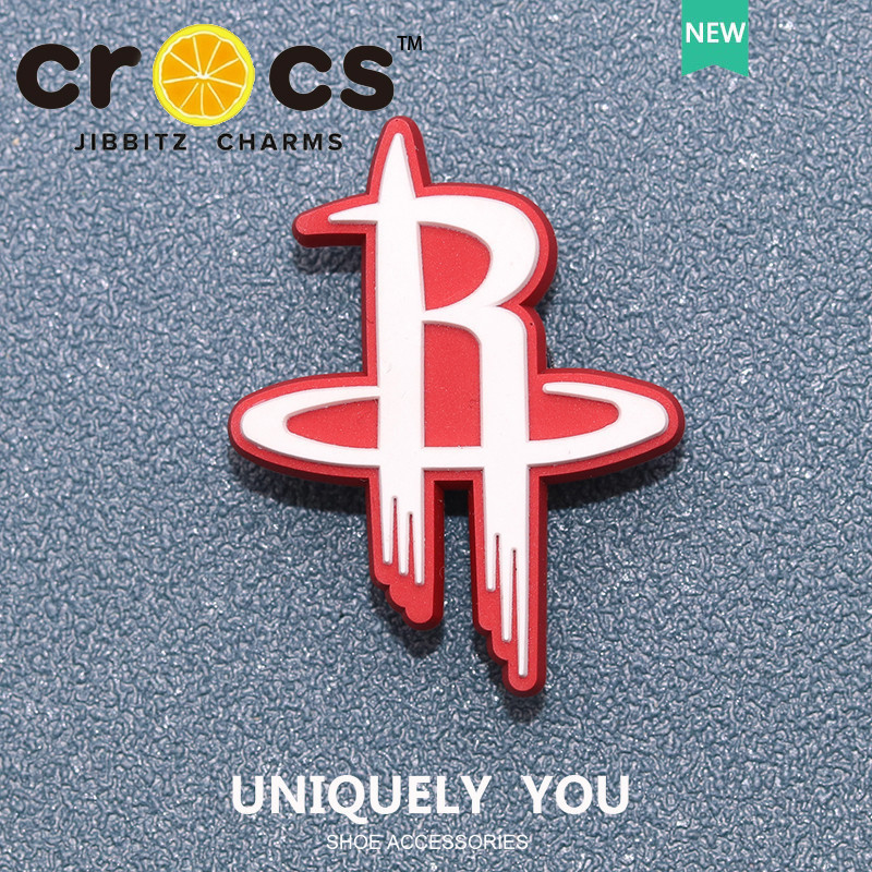JIBBITZ cross charms ตัวติดรองเท้า โลโก้บาสเกตบอล สไตล์สปอร์ต ตัวติดรองเท้า cross